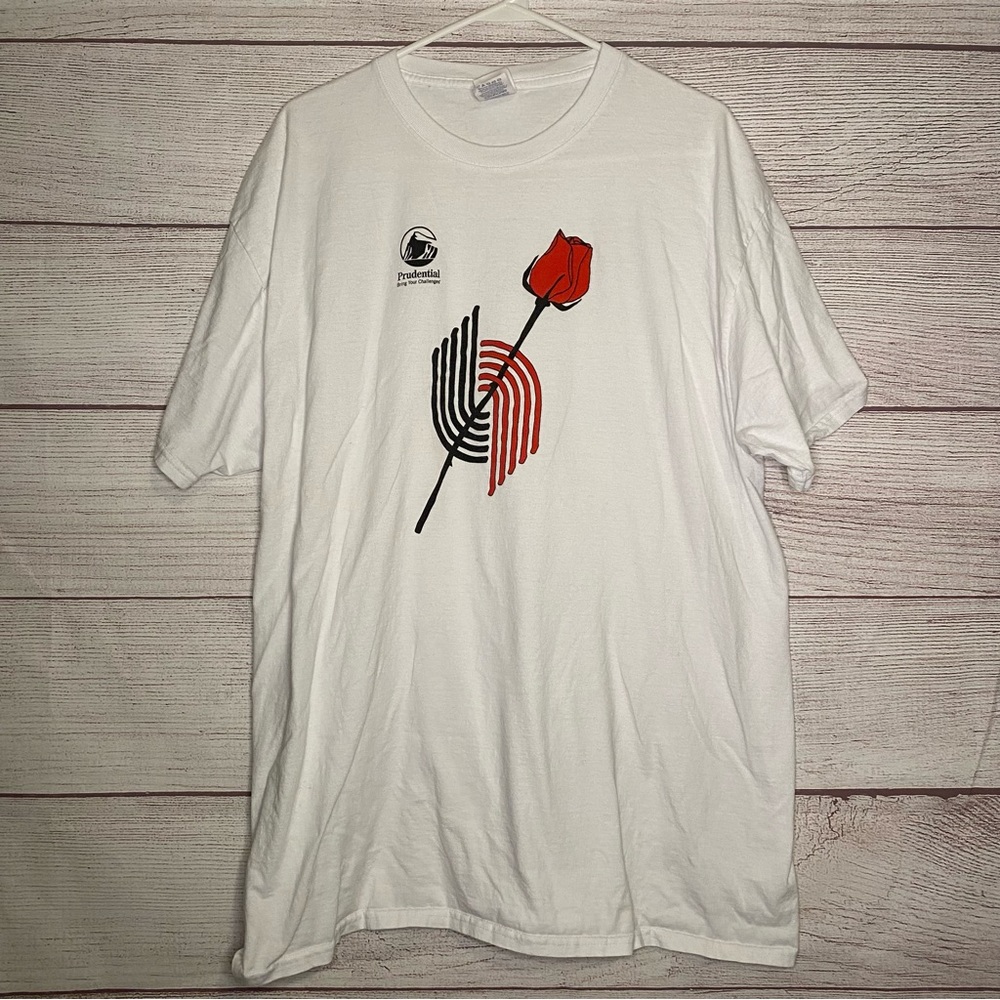 Blazers Portland rose short sleeve tshirt
